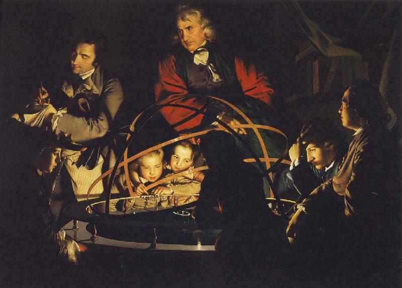 Joseph Wright Instrument of the solar system